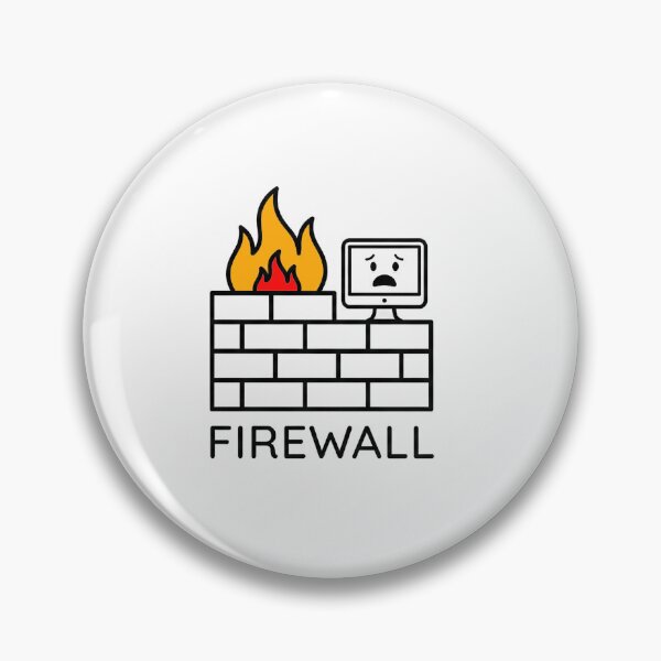 Item preview, Minimalist Firewall - Funny IT, Cybersecurity Humor & Tech Line Art designed and sold by Tamer ⭐⭐⭐⭐⭐.