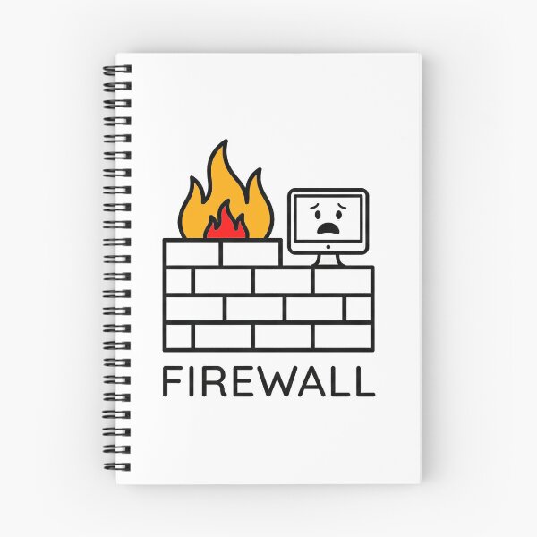 Item preview, Minimalist Firewall - Funny IT, Cybersecurity Humor & Tech Line Art designed and sold by Tamer ⭐⭐⭐⭐⭐.