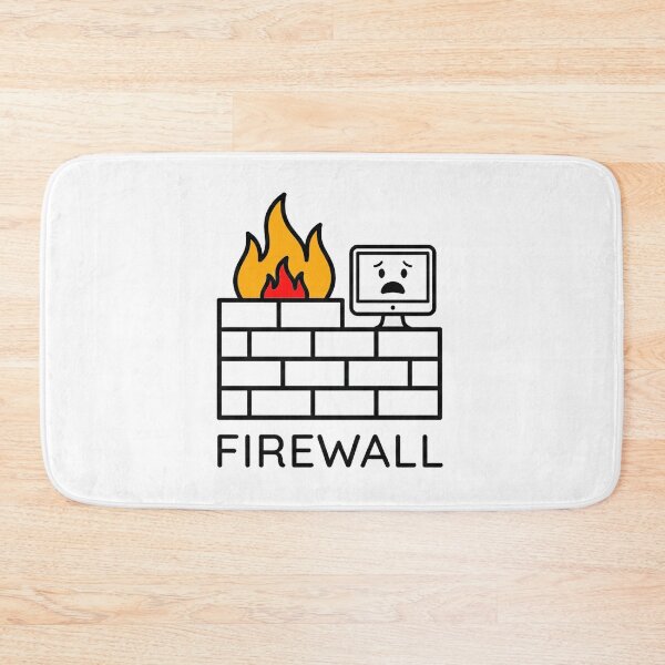 Item preview, Minimalist Firewall - Funny IT, Cybersecurity Humor & Tech Line Art designed and sold by Tamer ⭐⭐⭐⭐⭐.