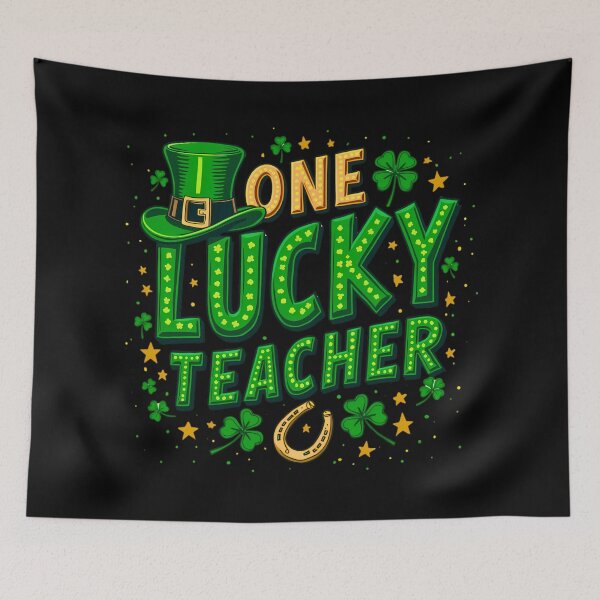 Item preview, One lucky teacher st Patrick day 2026 designed and sold by VividDripCo.