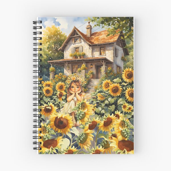 Item preview, ONE SAD LITTLE GIRL AMONGST THE SUN FLOWERS designed and sold by Tammera.