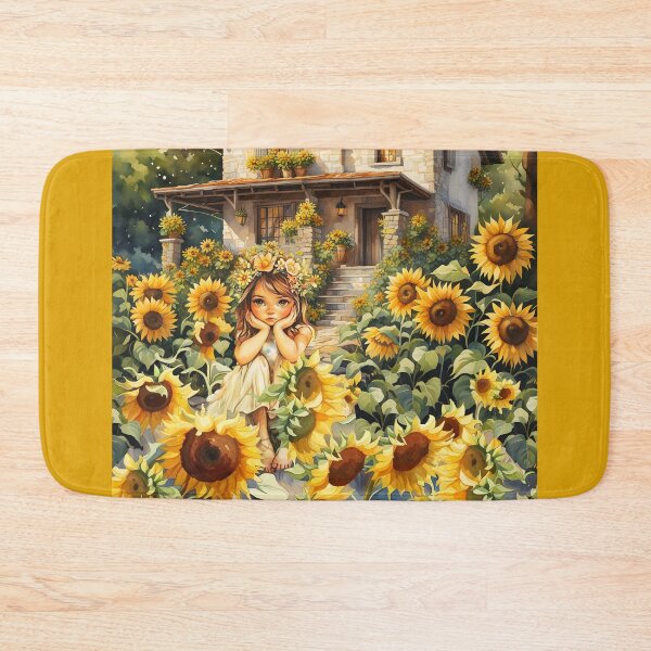 Item preview, ONE SAD LITTLE GIRL AMONGST THE SUN FLOWERS designed and sold by Tammera.
