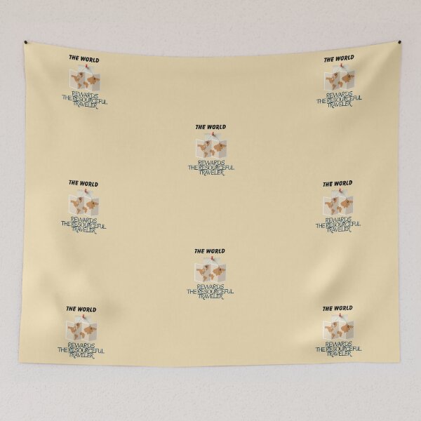 Item preview, The World Rewards The Resourceful Traveler designed and sold by Zoaluxe.