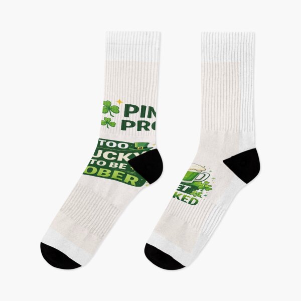 Item preview, Pinch Proof St Patrick's Day Funny Shamrock T-Shirt designed and sold by ArtsyEcho.
