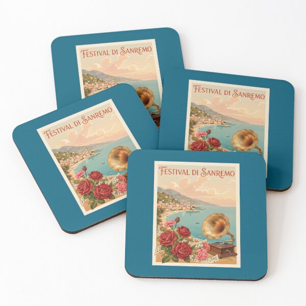 Item preview, Festival di Sanremo - Vintage Italian Music & Flowers Poster designed and sold by daila70.
