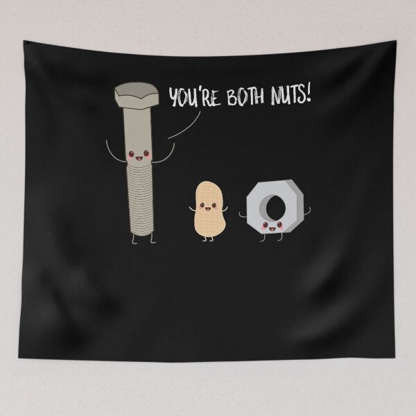 Item preview, You're Both Nuts! designed and sold by SusurrationStud.