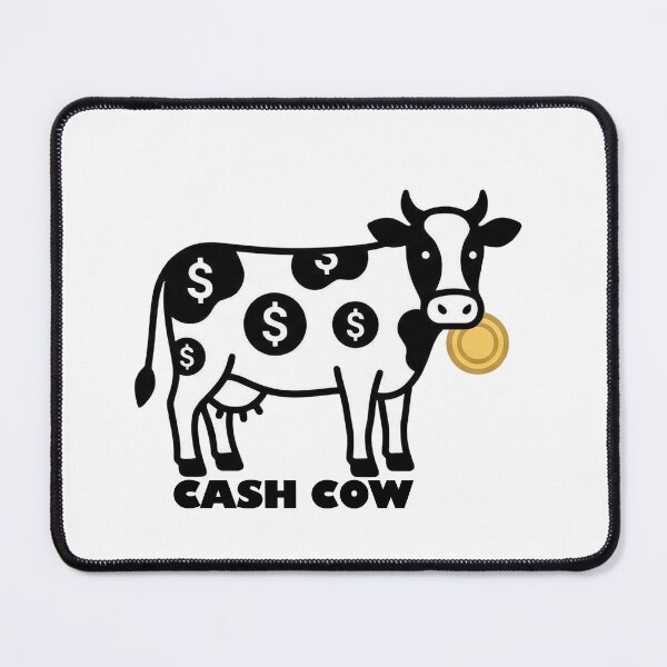 Item preview, Minimalist Cash Cow- Clever Gift for Entrepreneurs & Investors designed and sold by Tamer ⭐⭐⭐⭐⭐.