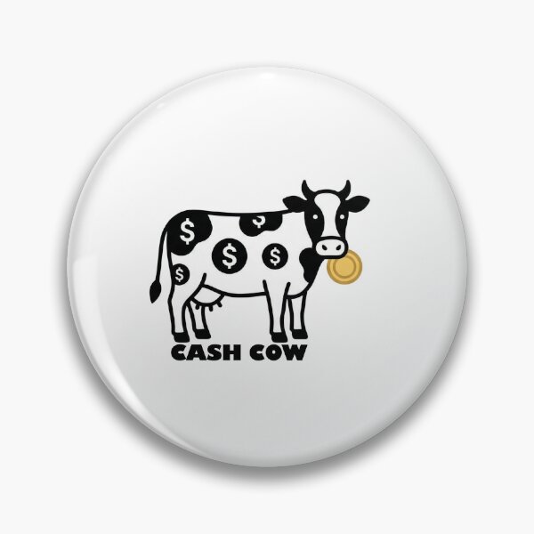 Item preview, Minimalist Cash Cow- Clever Gift for Entrepreneurs & Investors designed and sold by Tamer ⭐⭐⭐⭐⭐.