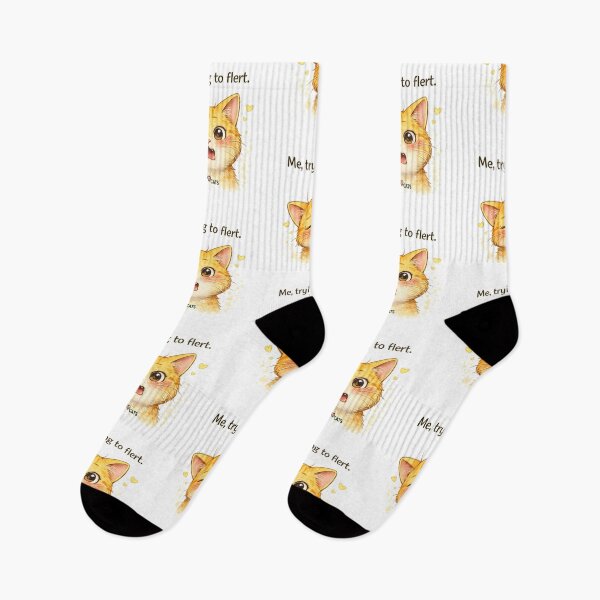 Item preview, Me, trying to flert - Funny Cat Meme/Joke ❤️ designed and sold by WeLoveCatss.