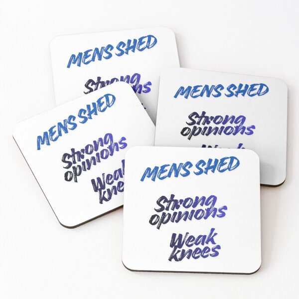 Item preview, Funny men's stuff. Mens shed. Strong Opinions, weak knees designed and sold by Andykinoz.