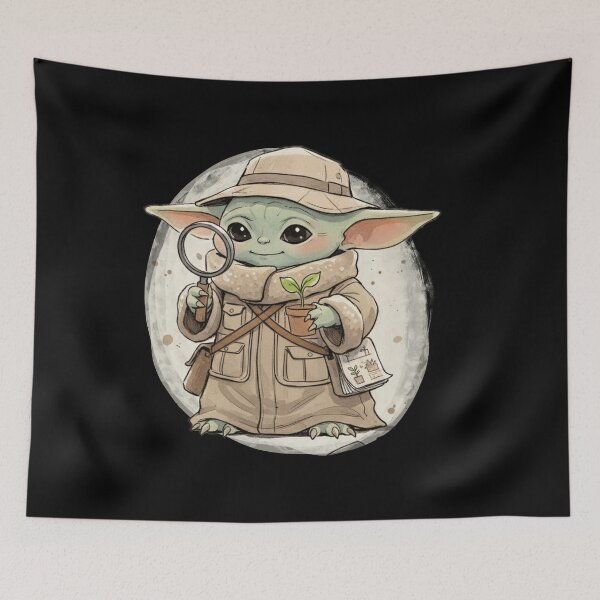 Item preview, BABY YODA AGRONOMIST designed and sold by LIS AND MELIVERSO.
