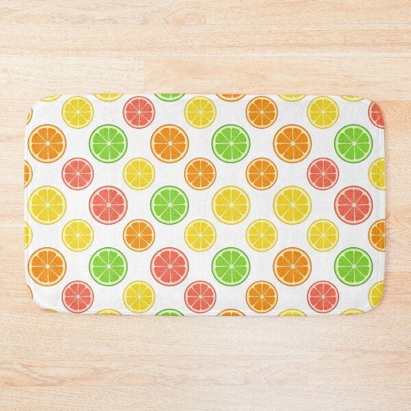 Artikelvorschau, Nahtloses Muster mit farbenfrohen Zitrusscheiben – Sommerfrucht-Print entworfen und verkauft von FashioonTrends.