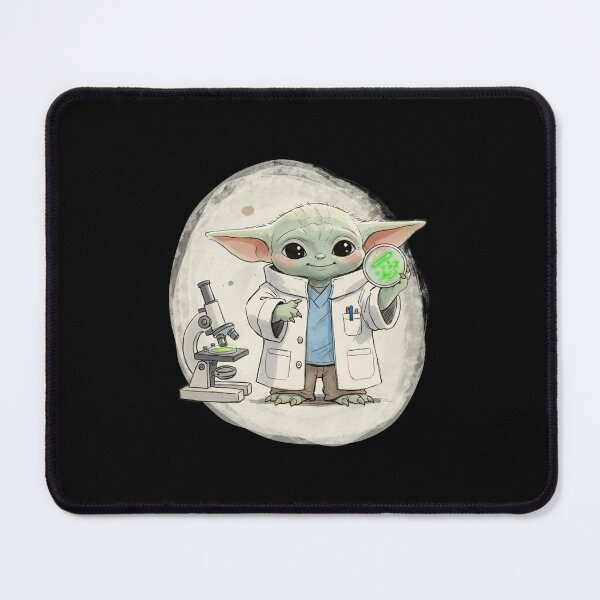 Item preview, BABY YODA MICROBIOLOGIST designed and sold by LIS AND MELIVERSO.