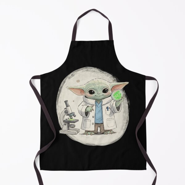 Item preview, BABY YODA MICROBIOLOGIST designed and sold by LIS AND MELIVERSO.