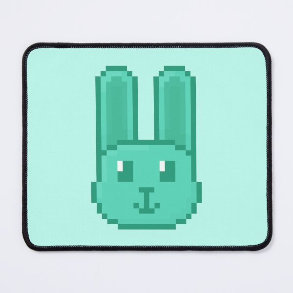 Item preview, Cyan Pixel Bunny Rabbit designed and sold by Lilac-Cat.