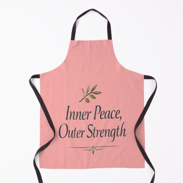 Item preview, Inner Peace, Outer Strength – Elegant Inspirational Typography Design designed and sold by ArthUpscale.