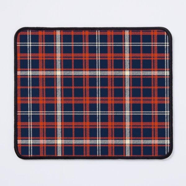 Item preview, Detroit Tigers plaid tartan designed and sold by Broken Antler Designs .
