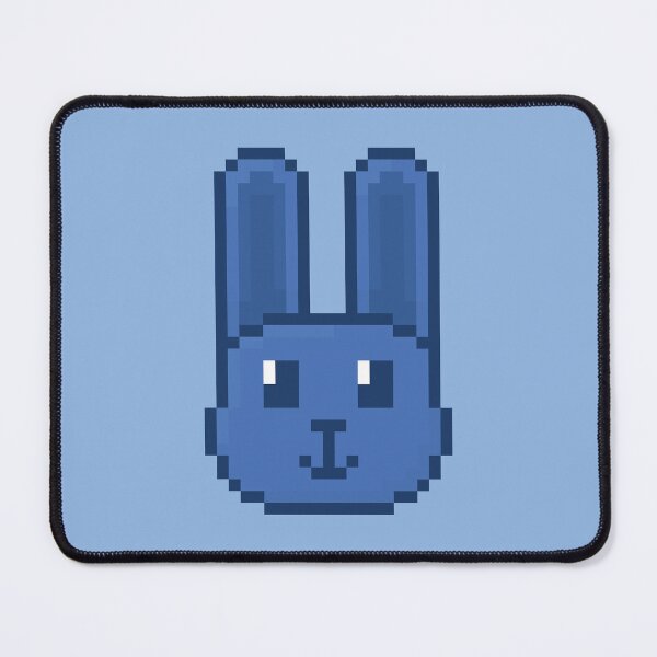Item preview, Blue Pixel Bunny Rabbit designed and sold by Lilac-Cat.