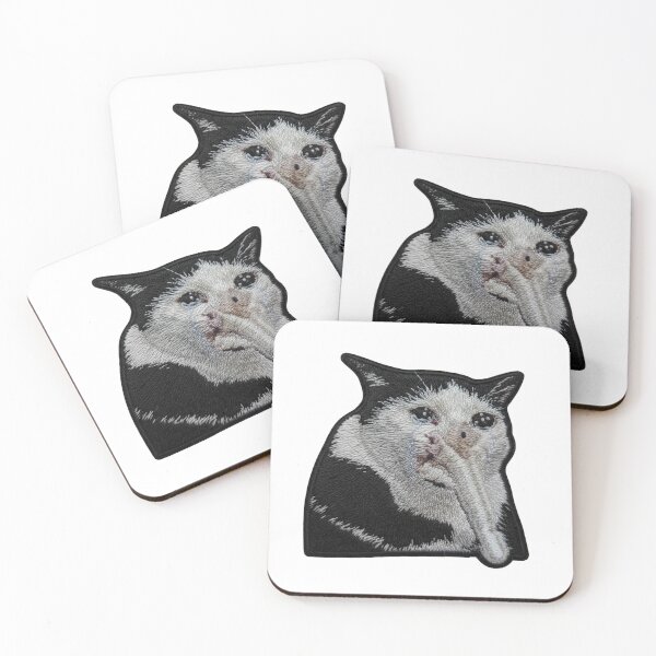 Item preview, Funny Cat Meme (Embroidery) designed and sold by MEMERY MUSEUM.