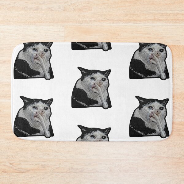 Item preview, Funny Cat Meme (Embroidery) designed and sold by MEMERY MUSEUM.