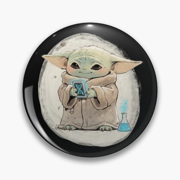Item preview, BABY YODA GENETICIST designed and sold by LIS AND MELIVERSO.