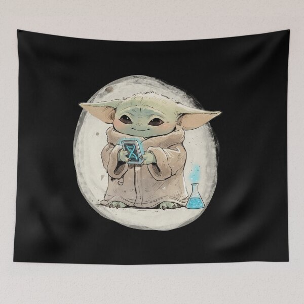 Item preview, BABY YODA GENETICIST designed and sold by LIS AND MELIVERSO.