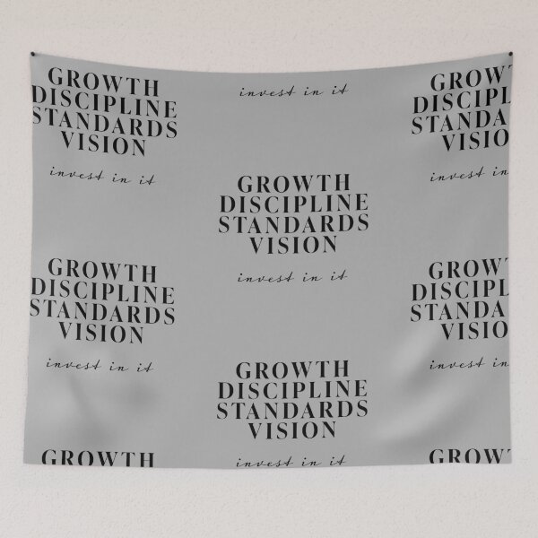 Item preview, Vision Discipline Growth Quote – Boss Mindset Minimal Design designed and sold by Teale-Studio.