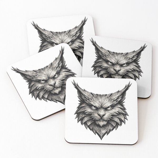 Item preview, Rustic Metal Lynx Silhouette designed and sold by GeaSupplyStudio.