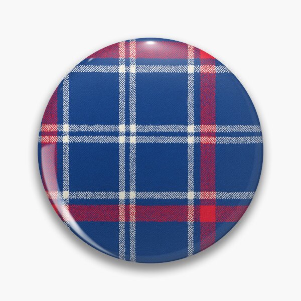 Item preview, LA Dodgers plaid tartan  designed and sold by Broken Antler Designs .