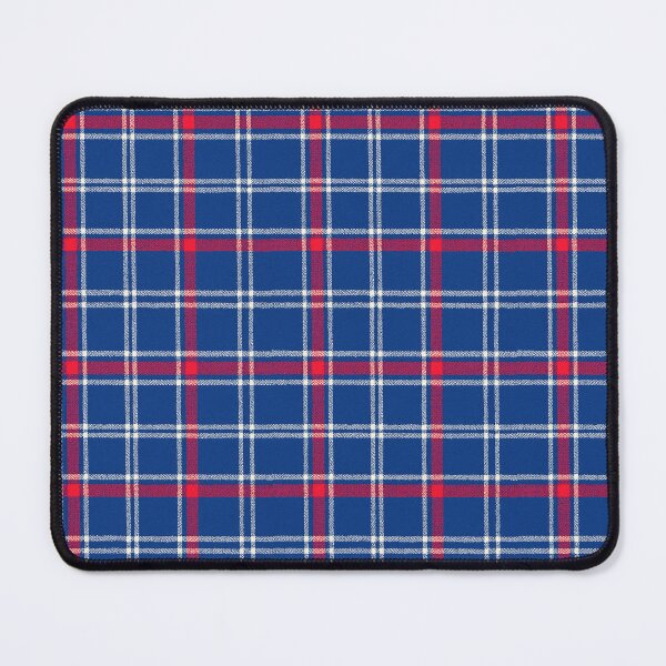 Item preview, LA Dodgers plaid tartan  designed and sold by Broken Antler Designs .