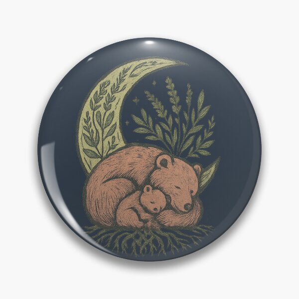 Item preview, Celestial Mama Bear - Moon & Stars Motherhood designed and sold by Studio Umbra.