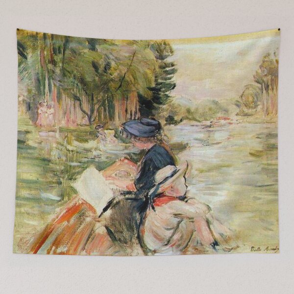 Item preview, Berthe Morisot - Femme et enfant dans une barque (Woman with a Child in a Boat) designed and sold by RickE.