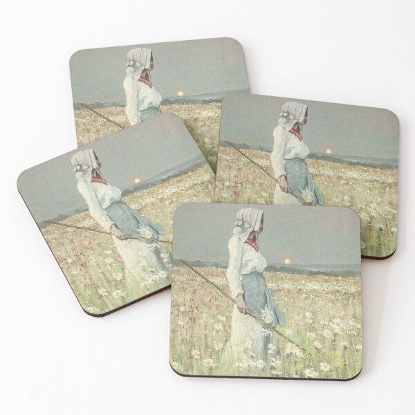 Item preview, William Page Atkinson - Wells Girl in a Meadow, 1905 designed and sold by RickE.