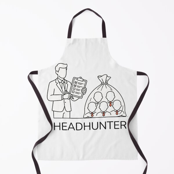 Item preview, Minimalist Headhunter - Dark Office Humor Line Art designed and sold by Tamer ⭐⭐⭐⭐⭐.