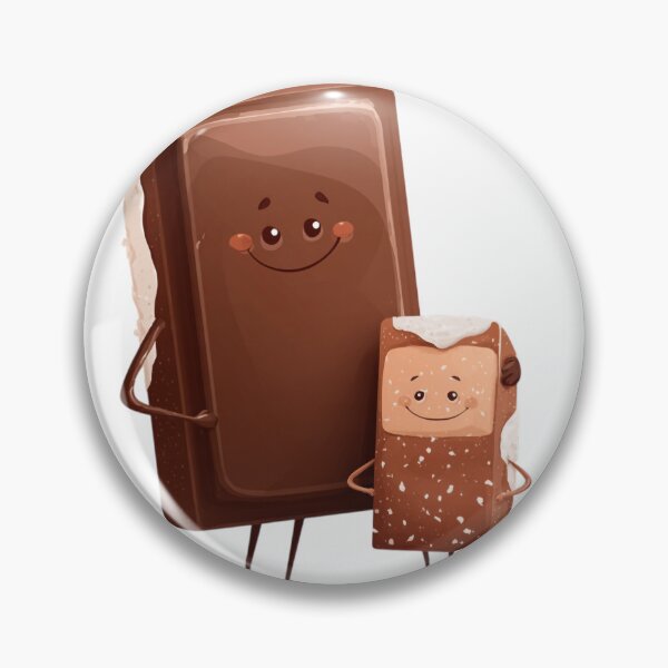 Item preview, Sweet Chocolate Mom and Child Kawaii Art for Mother's Day designed and sold by BigStar-Cart.