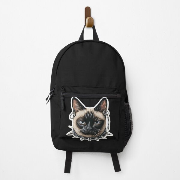Item preview, Siamese Cat Sticker Punk Rebel sticker designed and sold by vambrosio15.