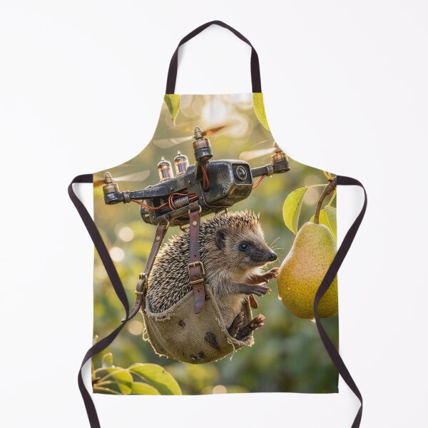 Artikelvorschau, Igel schnappt sich eine Birne entworfen und verkauft von Tridentulus.