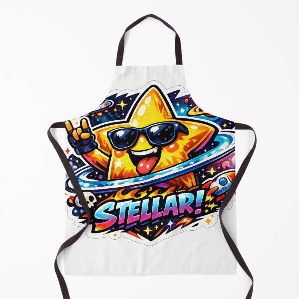 Item preview, Cool Rockstar Star Sticker – Funky Cosmic Star Illustration designed and sold by DrizzyV.