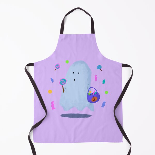 Item preview, Adorable Ghost Collecting Candy: Trick or Treat Fun for Halloween designed and sold by ArtbyPriscilla.
