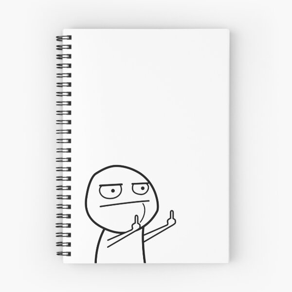 Item preview, FU Middle Finger Meme (Outline) designed and sold by VEB Ostladen.