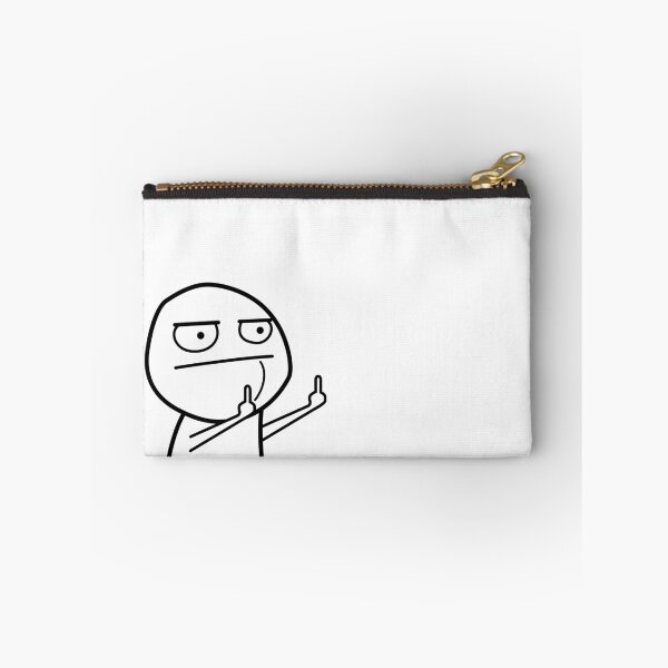 Item preview, FU Middle Finger Meme (Outline) designed and sold by VEB Ostladen.