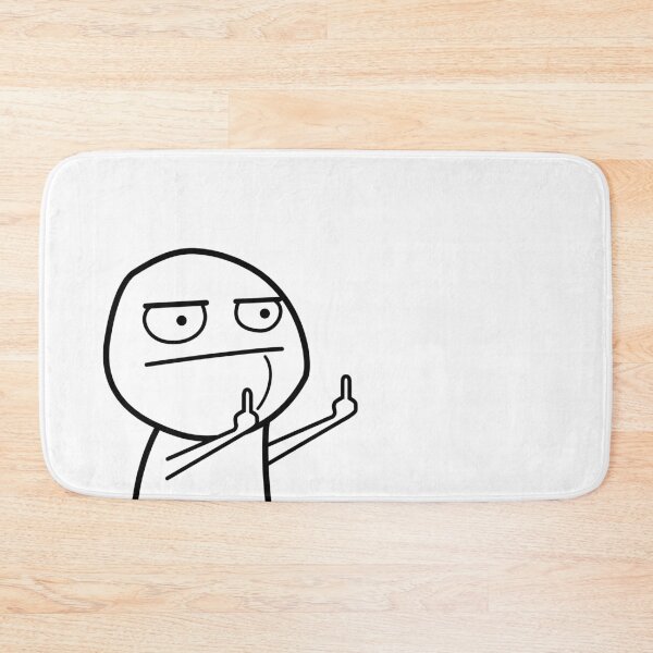 Item preview, FU Middle Finger Meme (Outline) designed and sold by VEB Ostladen.