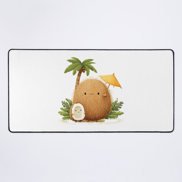 Item preview, Tropical Coconut Family Whimsical Illustration Mother's Day designed and sold by BigStar-Cart.