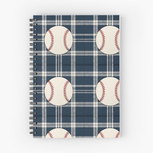 Aperçu de l'œuvre tartan à carreaux des Yankees de New York créée et vendue par Broken Antler Designs .