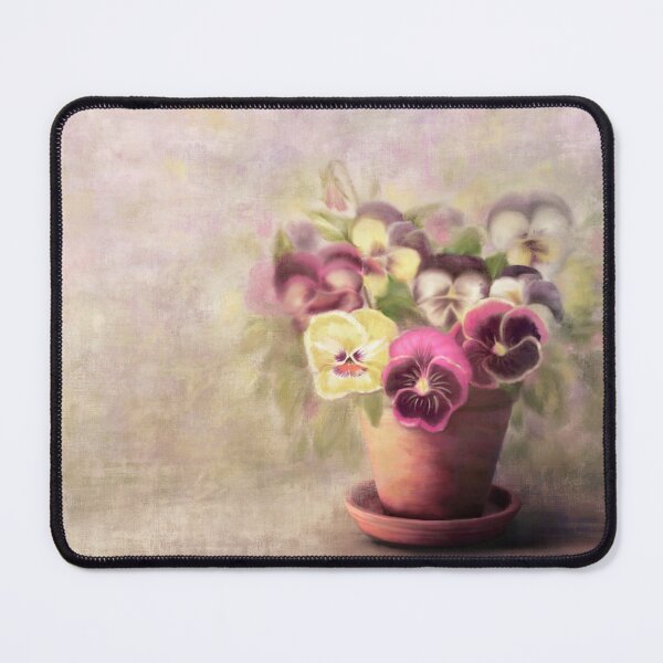 Item preview, Potted Cheer - Pansies designed and sold by Rowena Cherry Art.