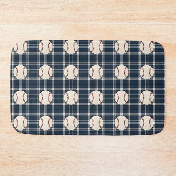 Item preview, New York Yankees plaid tartan  designed and sold by Broken Antler Designs .