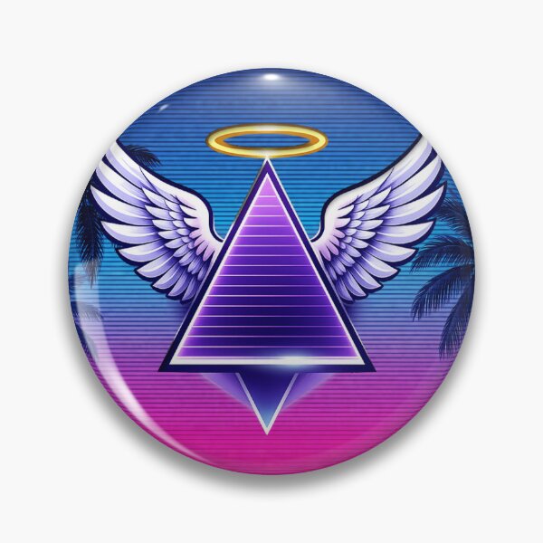 Item preview, Winged Halo Triangle Vaporwave Symbol designed and sold by SamiVaporStudio.