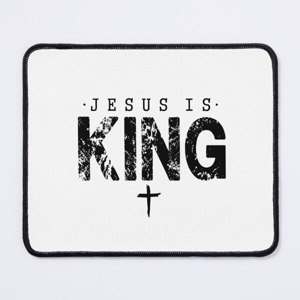 Item preview, Jesus Is King – Distressed Christian Faith Design 2 designed and sold by Saxon Designs.