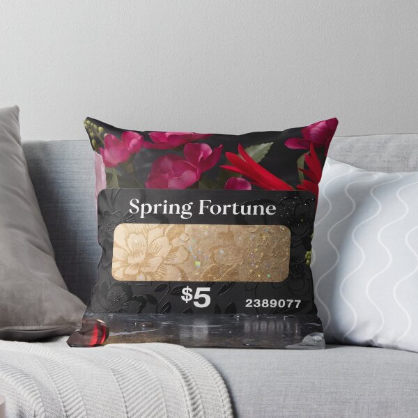 Item preview, Spring Fortune gift card with flowers and gemstones designed and sold by Creative88Art.