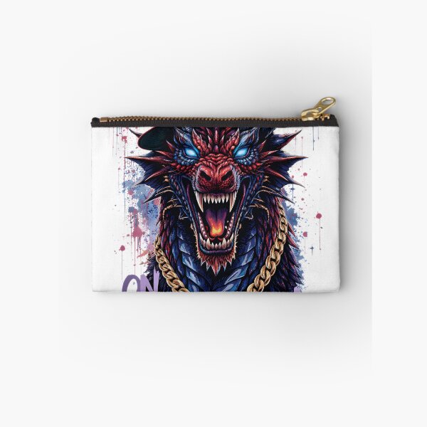 Item preview, Alpha on the Streets - Urban Streetwear Dragon with Gold Chain designed and sold by zvalente.